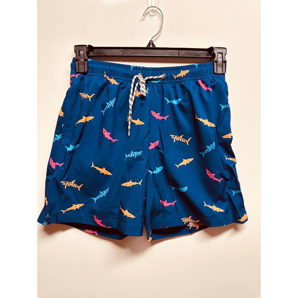 Boys Unbranded Swim Trunks with Shark Design Size 5.5 XL *Read for Measurements*